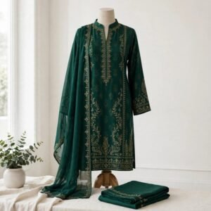 Women's Suit 3-Piece — Emerald (Demo)